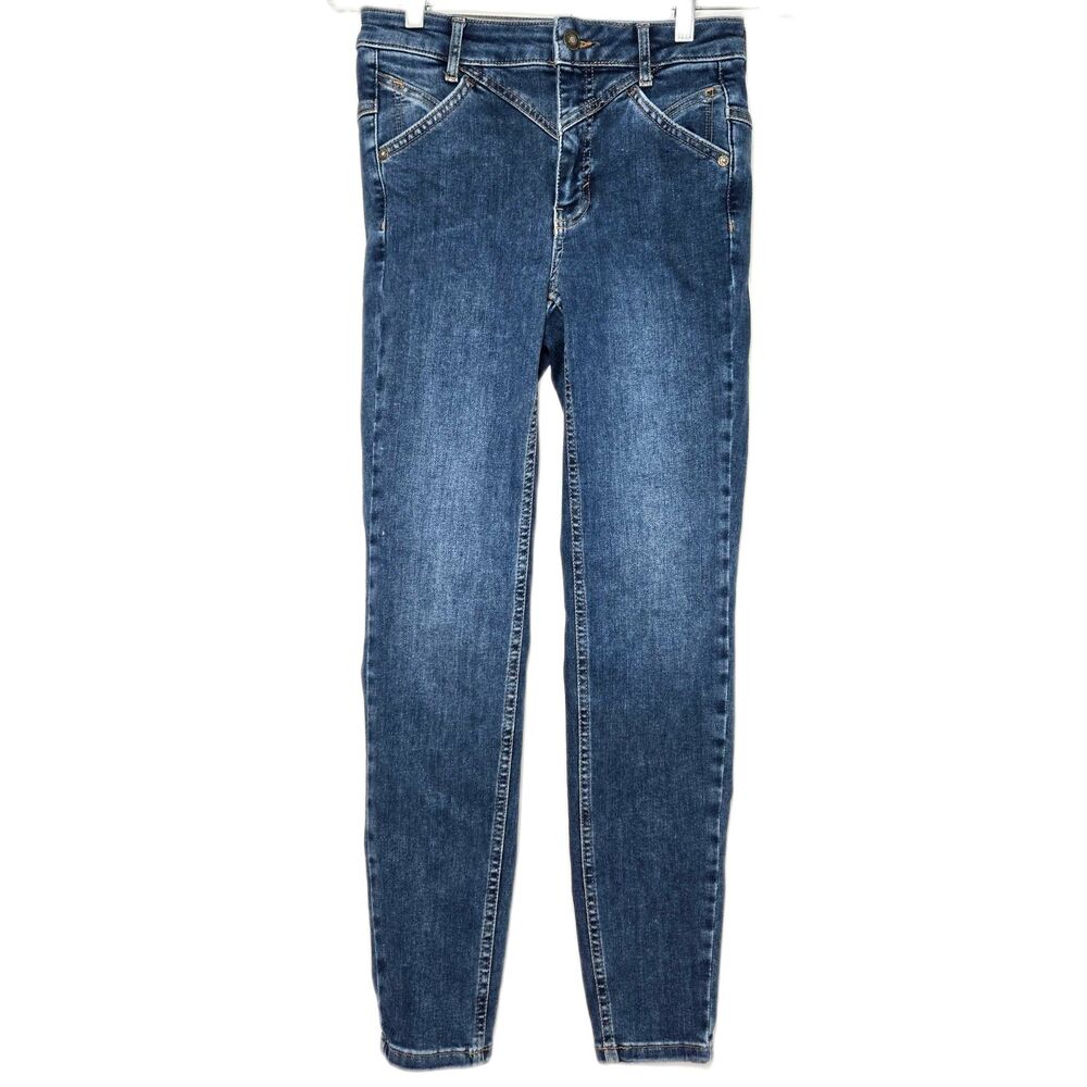 We The Free People Western Seam Skinny Jeans | Women's Size 26 | Blue
